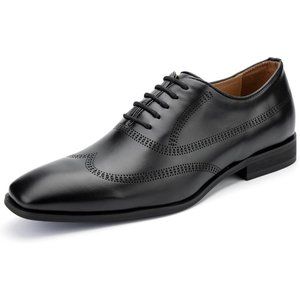 Men's Black Oxfords Luxury Business Casual Shoes Men's Lace-up Fashion Shoes